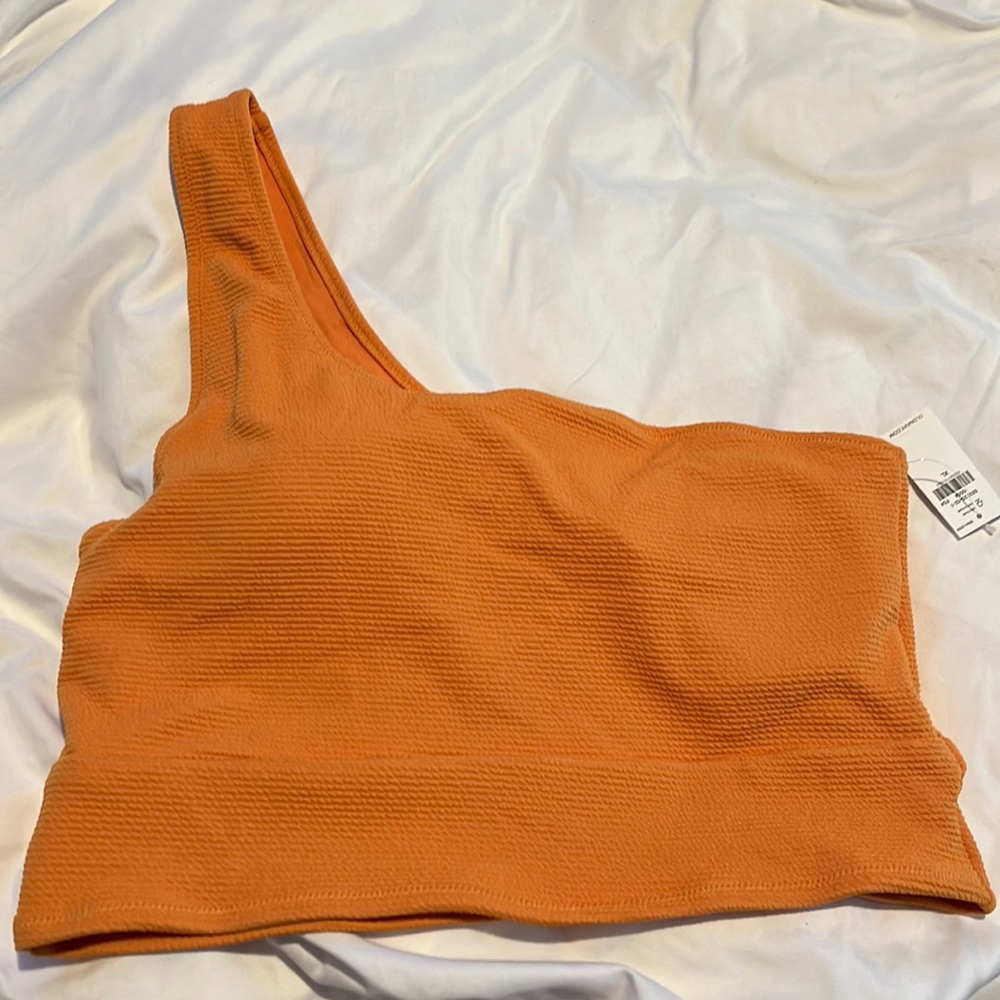NWT Old Navy One Shoulder Swim Top